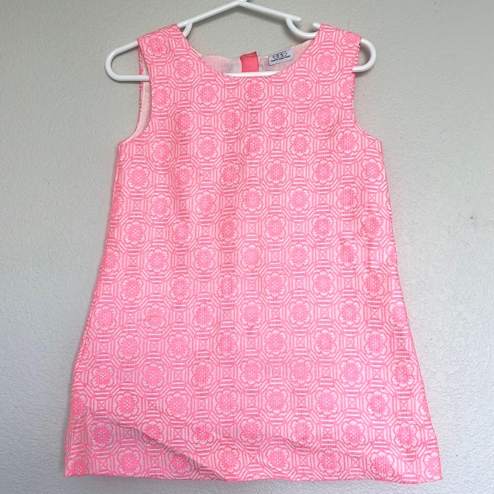 EGG by Susan Lazar pink geometric dress